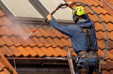 Démoussage et hydrofuge de toiture à Carpiquet